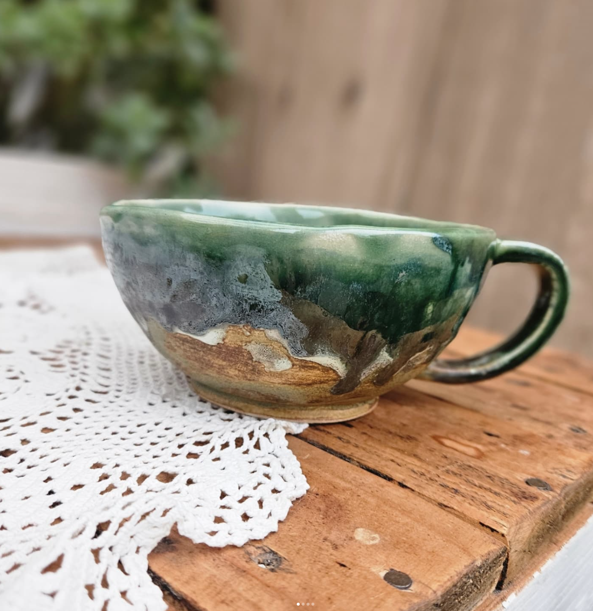 Ochre glaze